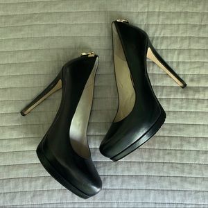 Michael Kors Leather Black Pumps